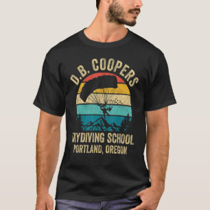 Camiseta Escuela de paracaidismo de D B Cooper Portland Ore
