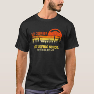 Camiseta Escuela de paracaidismo de D B Coopers Portland Vi