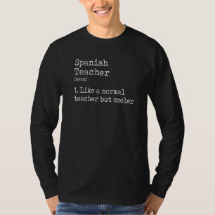 Camiseta Escuela de pedagogía en definición de profesor esp