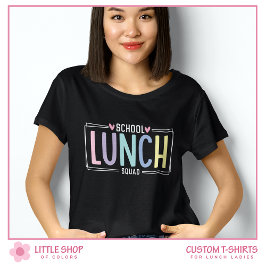 Camiseta Escuela de personalizable Personal de la cafetería