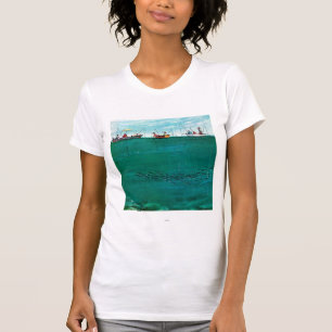 Camiseta Escuela de pescados entre líneas de Thornton Utz