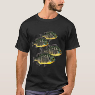 Camiseta Escuela de Pez Sol de Agallas Azules