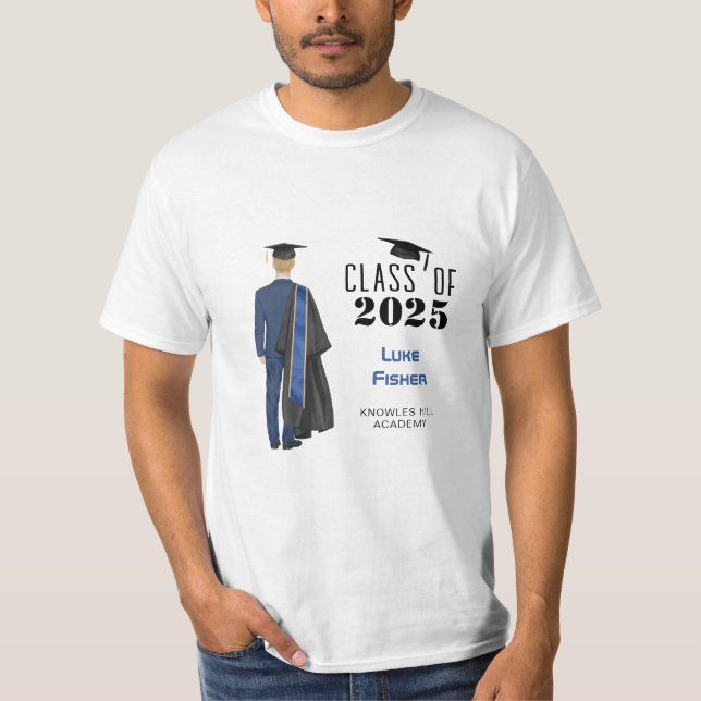 Camiseta Escuela de posgrado deja a joven (Anverso)