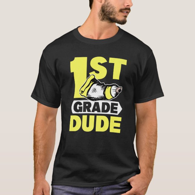 Camiseta Escuela de primer grado Amigo 1er Graduado (Anverso)