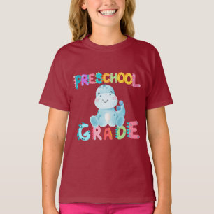 Camiseta Escuela de profesores de Dinosaur Preescolar GRADE