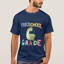 Camiseta Escuela de profesores de Dinosaur Preescolar GRADE