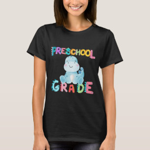 Camiseta Escuela de profesores de Dinosaur Preescolar GRADE