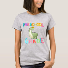 Camiseta Escuela de profesores de Dinosaur Preescolar GRADE