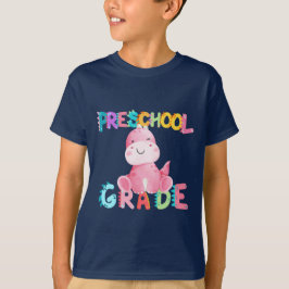 Camiseta Escuela de profesores de Dinosaur Preescolar GRADE