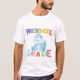 Camiseta Escuela de profesores de Dinosaur Preescolar GRADE