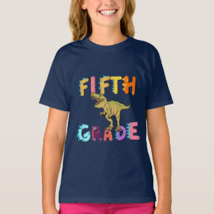 Camiseta Escuela de profesores de quinto grado de Dino Squa