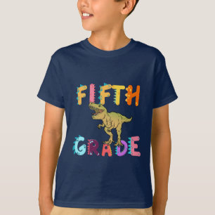 Camiseta Escuela de profesores de quinto grado de Dino Squa