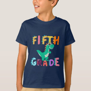 Camiseta Escuela de profesores de quinto grado de Dino Squa