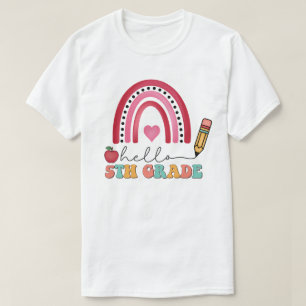 Camiseta Escuela de quinto grado