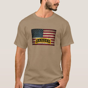 Camiseta Escuela de rangos del ejército - Bandera estadouni