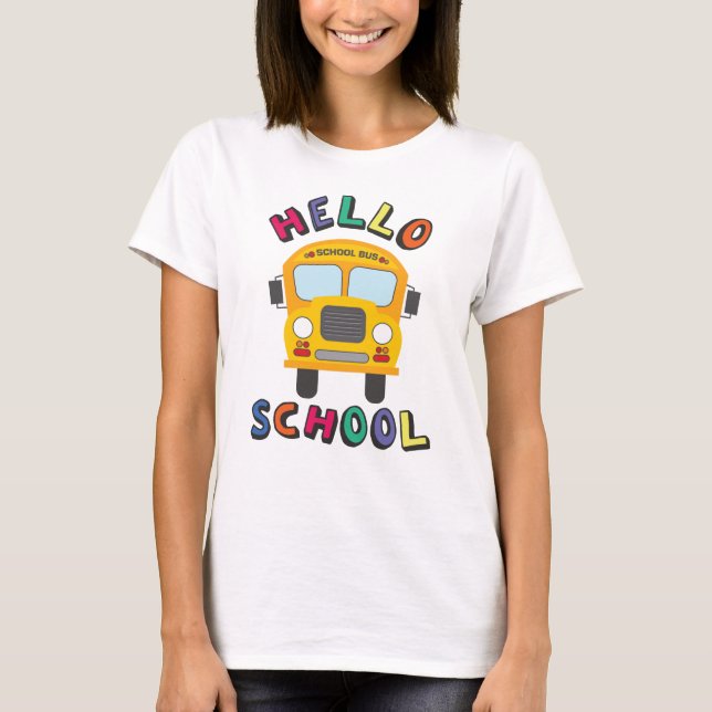 Camiseta Escuela de saludos (Anverso)