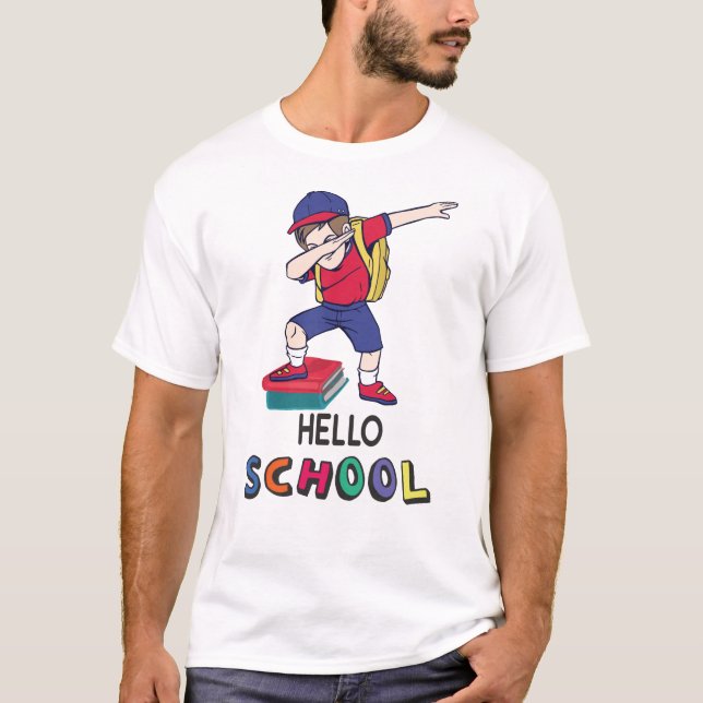 Camiseta Escuela de saludos (Anverso)