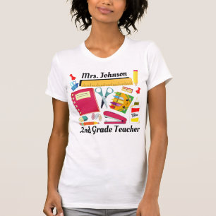 Camiseta Escuela de segundo grado de docente suministra cam