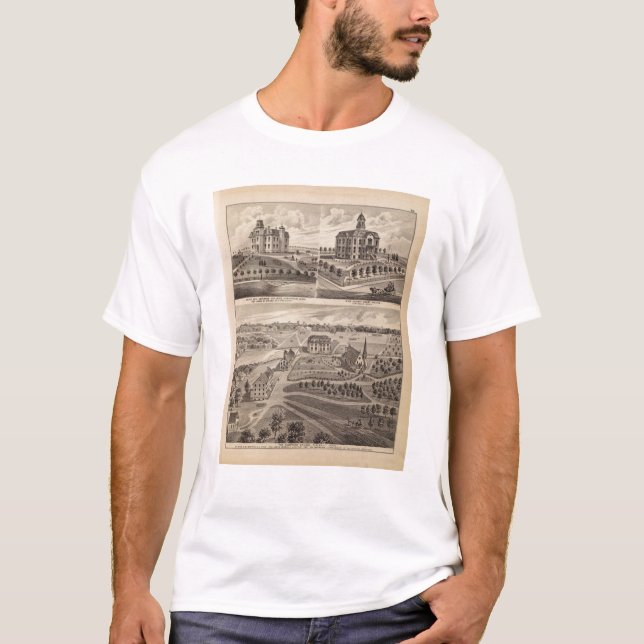 Camiseta Escuela de Shattuck, Faribault Willis Pasillo, (Anverso)