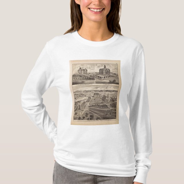 Camiseta Escuela de Shattuck, Faribault Willis Pasillo, (Anverso)