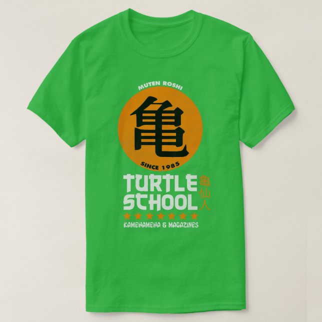 Camiseta Escuela de tortugas (Diseño del anverso)