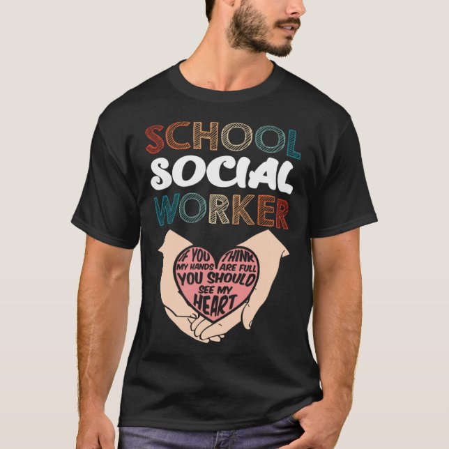 Camiseta Escuela de Trabajo Social Social de la Escuela de  (Anverso)