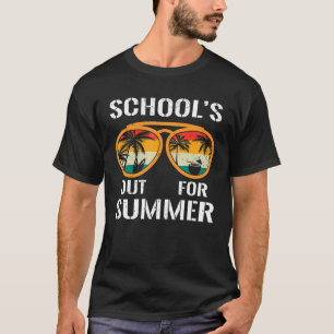 Camiseta Escuela de Vestimenta de Verano estilo Retro