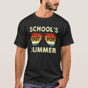 Camiseta Escuela de Vestimenta de Verano estilo Retro