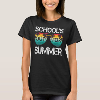 Camiseta Escuela de Vestimenta de Verano estilo Retro