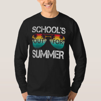 Camiseta Escuela de Vestimenta de Verano estilo Retro