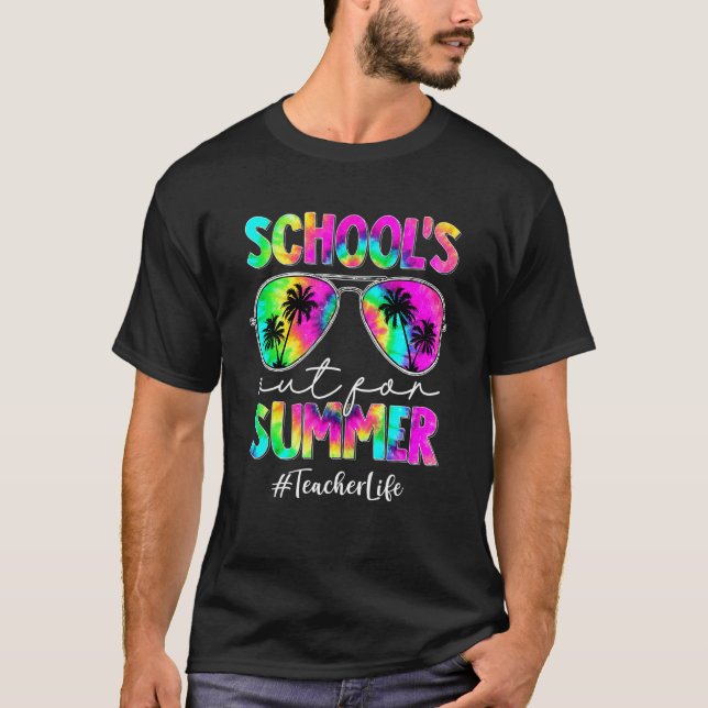 Camiseta Escuela de Vida para profesores de lentes de sol d (Anverso)