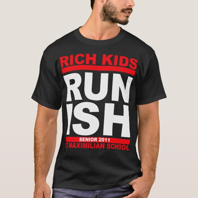 Camiseta Escuela del ST. MAXIMILIANO de Runish de los niños (Anverso)