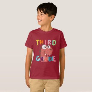 Camiseta Escuela Dino de profesores de 3ª GRADE Squad