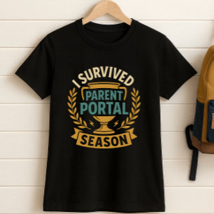 Camiseta Escuela Divertida de Padres; Temporada del Portal 