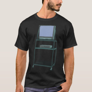Camiseta Escuela divertida de TV y VCR en aula 80's 90s