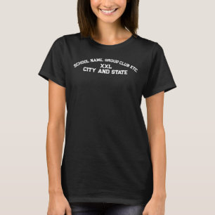 Camiseta Escuela Estatal de Plantilla Deportiva Atlética
