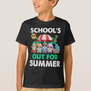 Camiseta Escuela Goobye Hola Escuelas De Verano Fuera En Ve