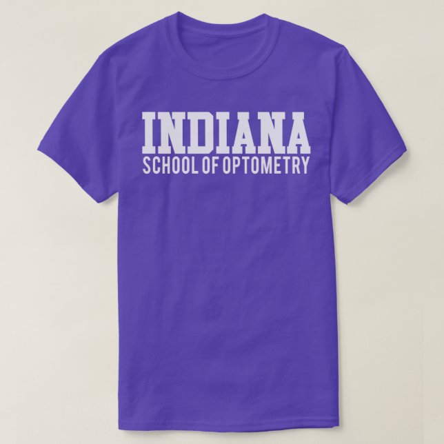 Camiseta Escuela Indiana de Optometría (Diseño del anverso)