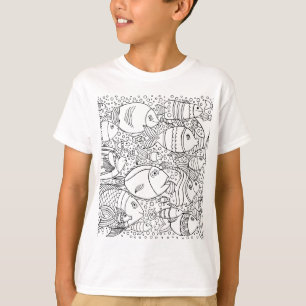 Camiseta Escuela inspirada de pescados