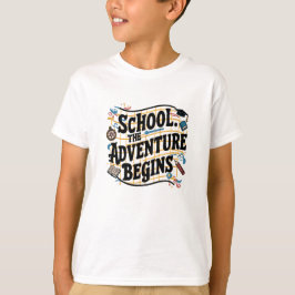 Camiseta Escuela La aventura empieza una graciosa cita