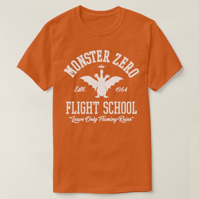 CAMISETA ESCUELA MONSTER ZERO FLIGHT (Diseño del anverso)