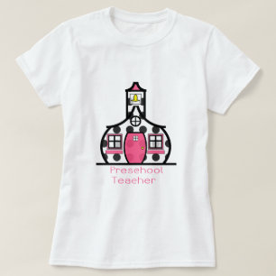 Camiseta Escuela preescolar del lunar del profesor