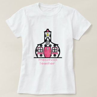 Camiseta Escuela preescolar del lunar del profesor