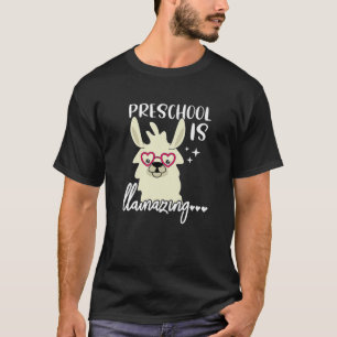 Camiseta Escuela Preescolar Llama A Estudiante 1° D