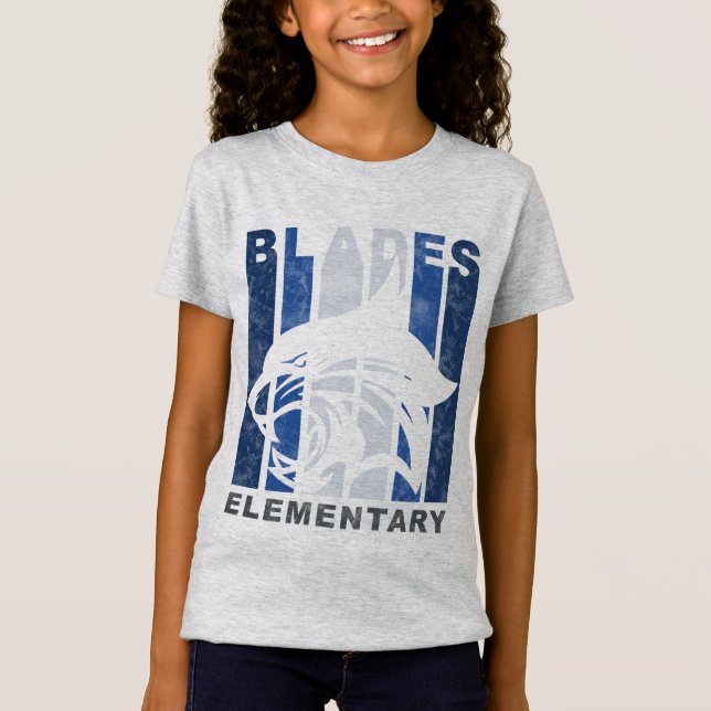 Camiseta Escuela primaria Blades Retro - Chicas (Anverso)