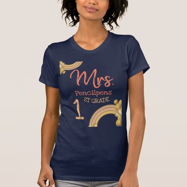Camiseta Escuela primaria de maestros Personalizados del ar (Anverso)