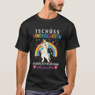 Camiseta Escuela primaria secundaria Unicorn Bye Kindergart