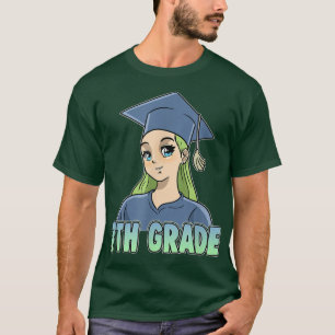 Camiseta Escuela Primaria T-Shir de 7° grado Anime Otaku Ka