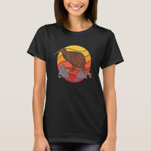Camiseta Escuela Retro Cuidada Nueva Zelanda Kiwi Bird Runn