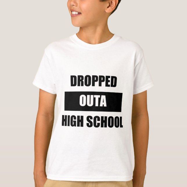 CAMISETA ESCUELA SECUNDARIA ABAJO (Anverso)